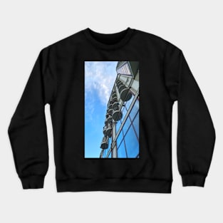 The building merged with the sky Crewneck Sweatshirt